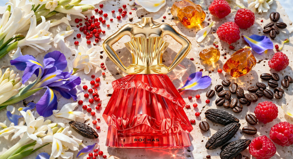 Rochas Audace Le Parfum - kwiatowo-ambrowa kompozycja z nutami gourmand