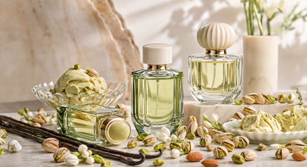 Perfumy pistacjowe i kremowy trend gourmand w 2026 roku