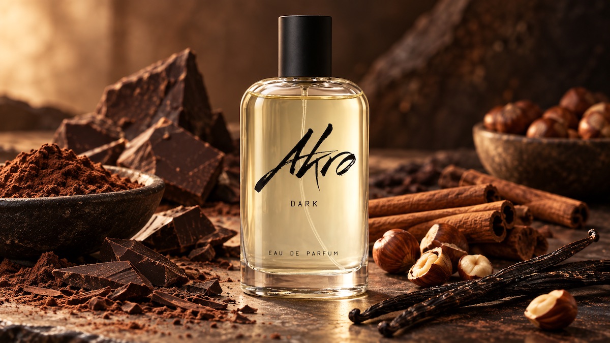 Akro Dark Eau de Parfum - kakao, cynamon, orzech laskowy i wanilia w kompozycji gourmand
