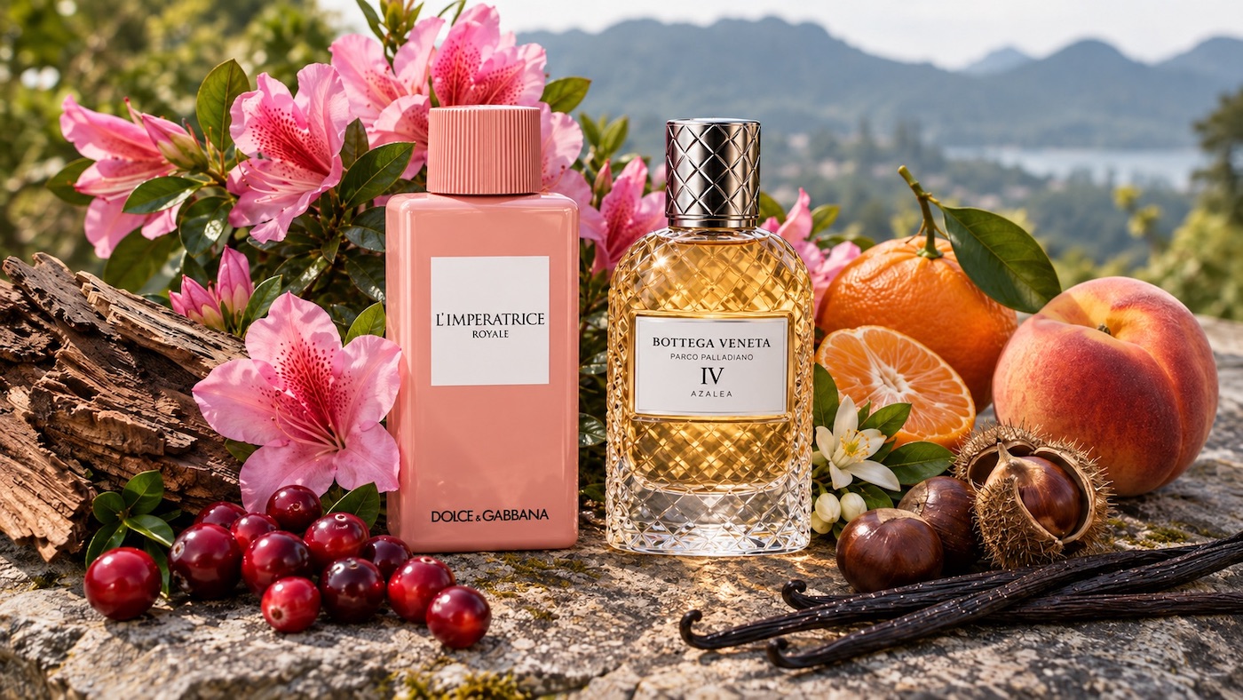 Azalia w Dolce&Gabbana L'Imperatrice Royale i Bottega Veneta Parco Palladiano IV: Azalea Dolce&Gabbana L'Imperatrice Royale Eau de Toilette i Bottega Veneta Parco Palladiano IV: Azalea - perfumy z nutą azalii