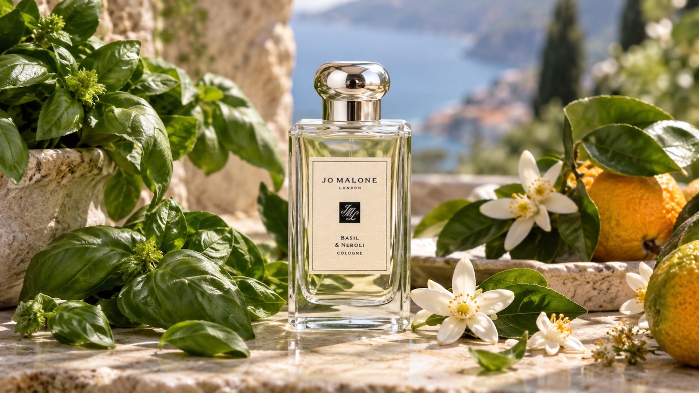 Jo Malone London Basil & Neroli Cologne - kompozycja z bazylią, neroli i białym piżmem