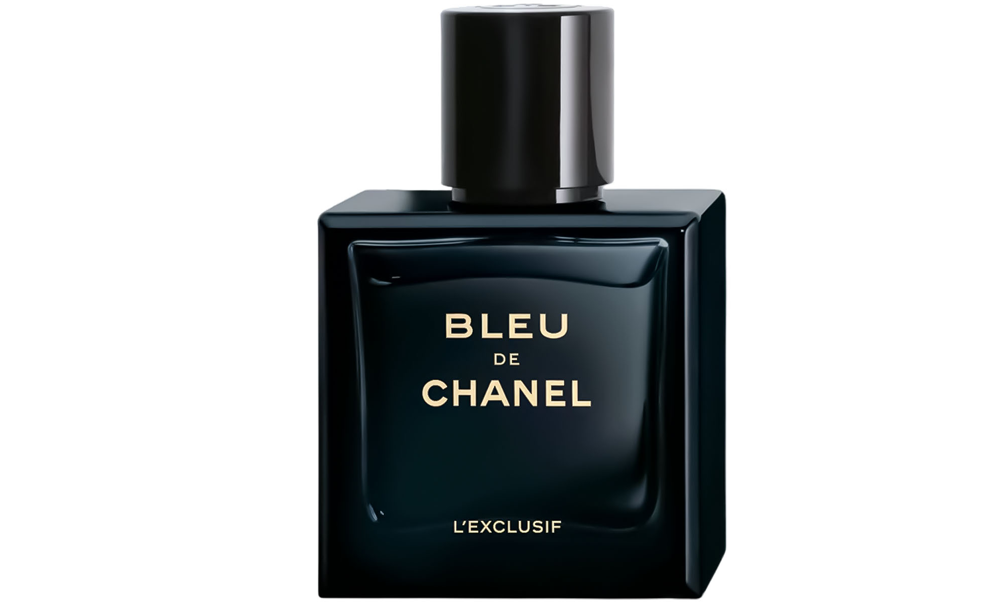 Bleu de Chanel L’Exclusif w kubicznym flakonie z niebieskiego szkła