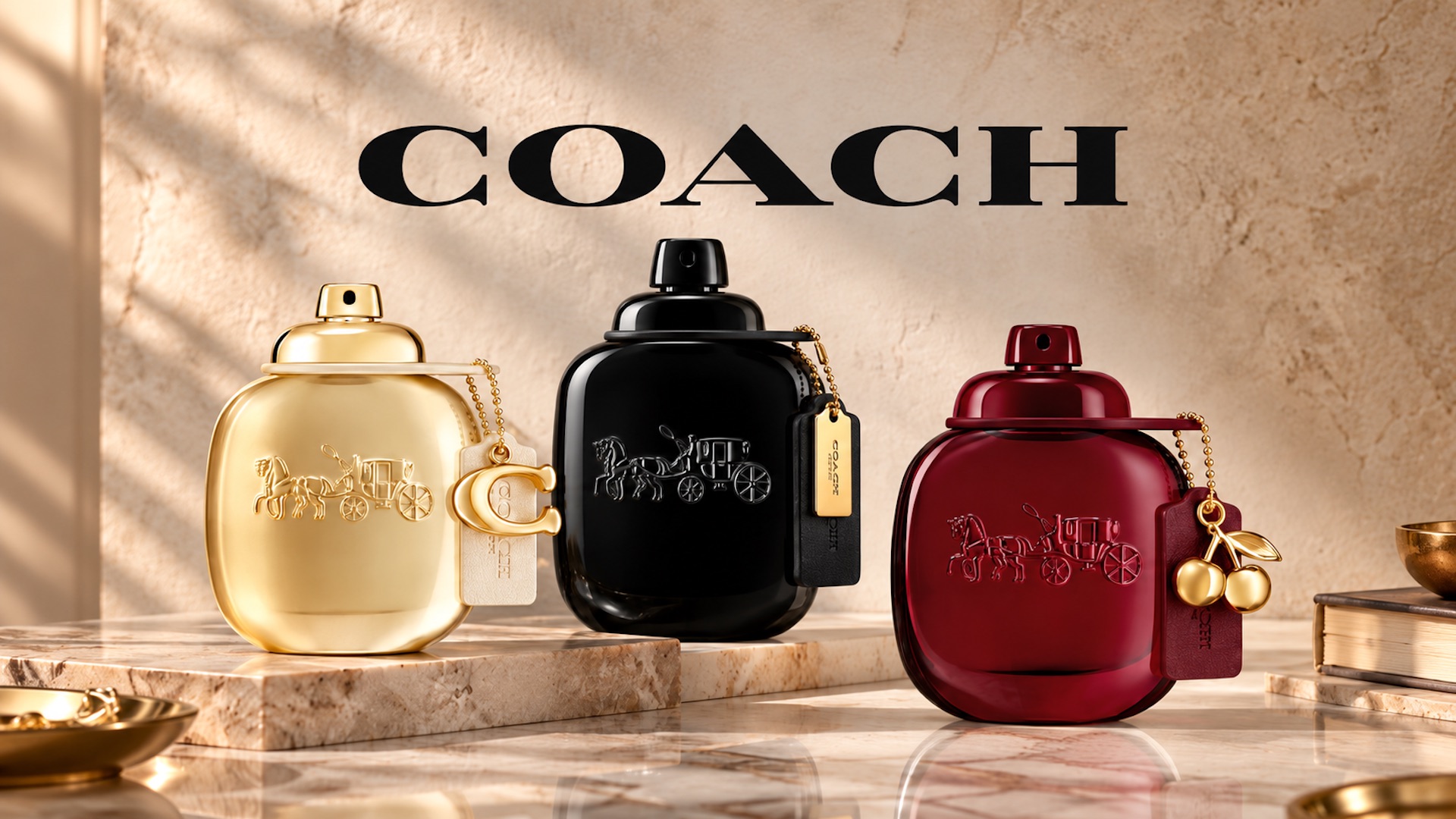 Coach - perfumy i kolekcje zapachowe Perfumy Coach - flakony i materiały związane z kolekcjami zapachowymi nowojorskiej marki