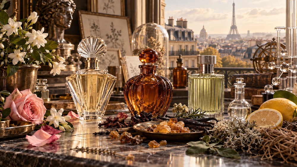 Ikony zapachów - historia ważnych kompozycji perfumeryjnych Ikony zapachów - historyczne flakony i materiały związane z ważnymi kompozycjami perfumeryjnymi