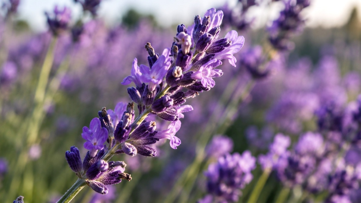 Lawenda Lavandula angustifolia - fioletowe kwiaty lawendy wykorzystywane w perfumerii