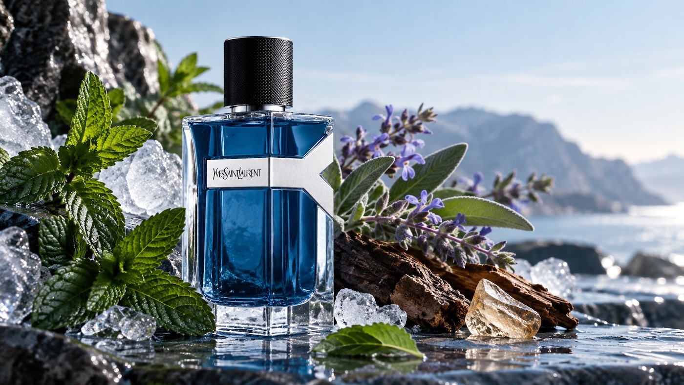 Nuty zapachowe Yves Saint Laurent Y Iced Cologne - mięta, niebieska szałwia, Ambroxan i paczula