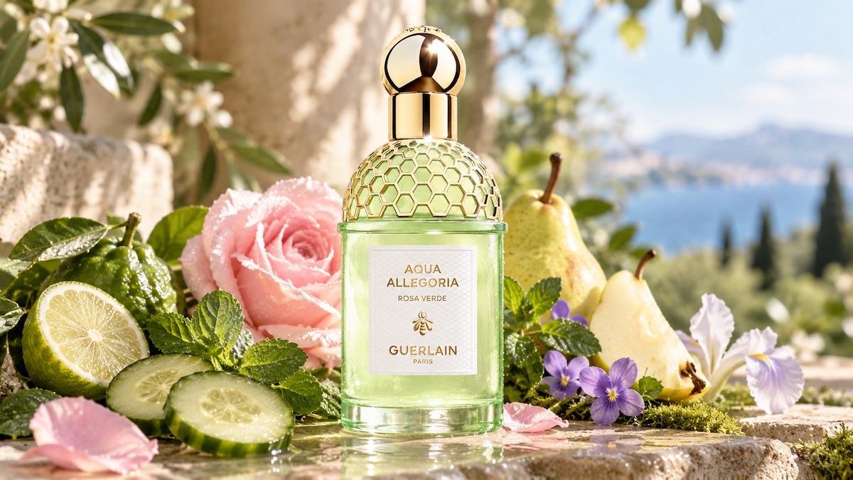 Piramida zapachowa Guerlain Aqua Allegoria Rosa Verde