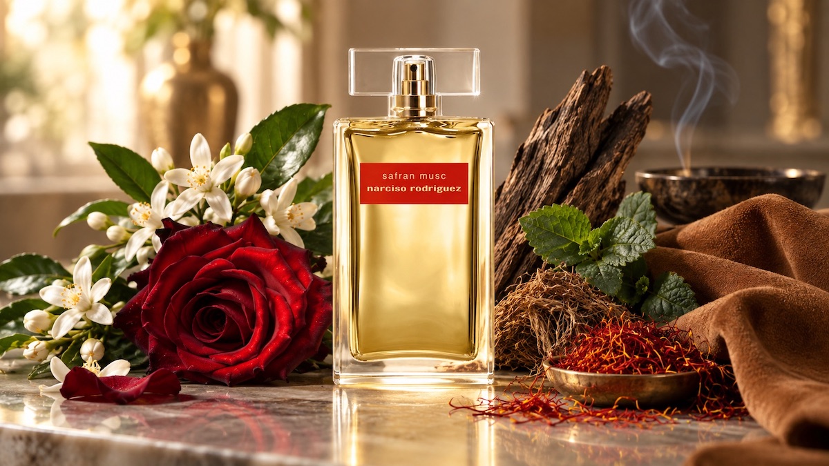Piramida zapachowa Narciso Rodriguez Safran Musc