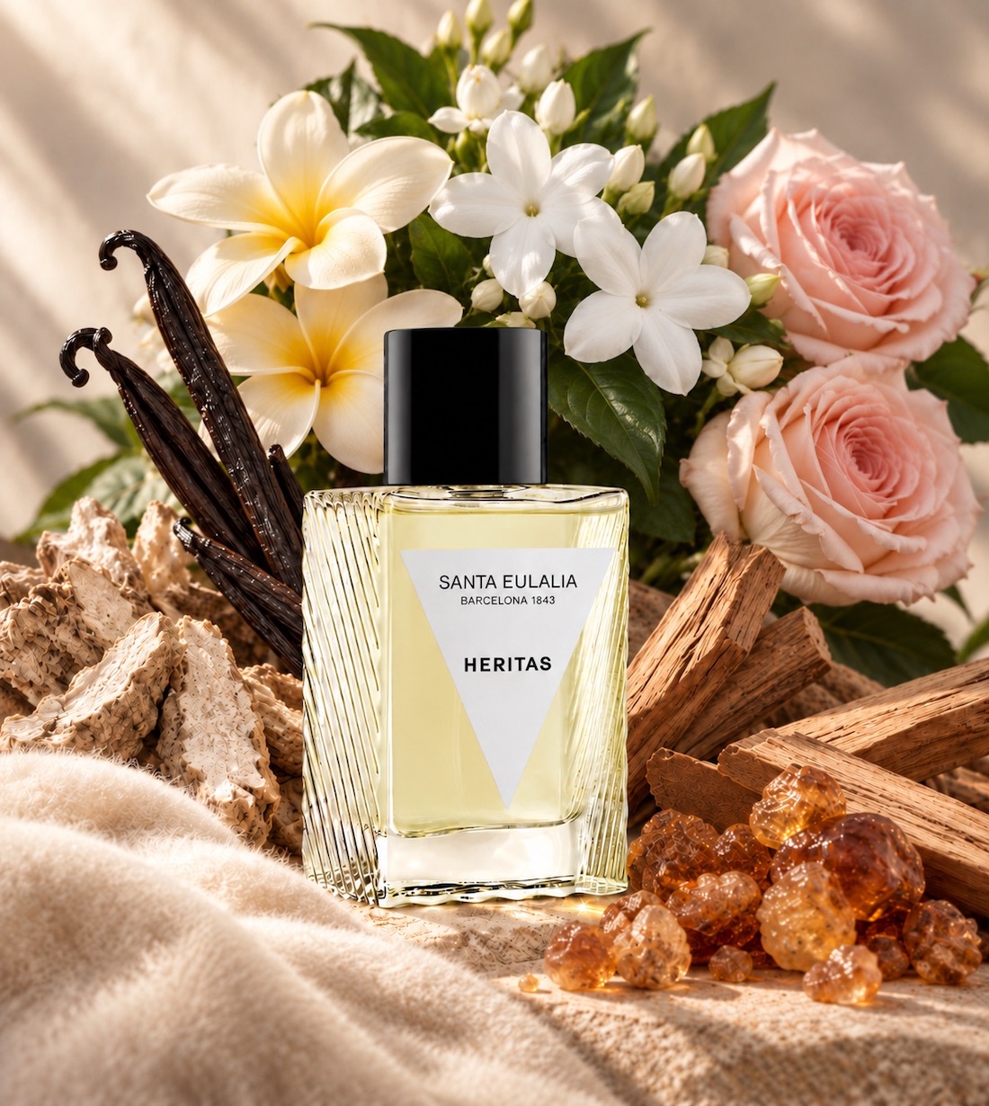 Pokaz mody zorganizowany w Barcelonie w 1926 roku stał się punktem wyjścia dla Santa Eulalia Heritas, Eau de Parfum stworzonej w 2026 roku przez Chrisa Maurice'a.