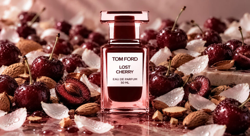 Tom Ford Lost Cherry Eau de Parfum ukazał się w 2018 roku Kompozycję stworzyła Louise Turner