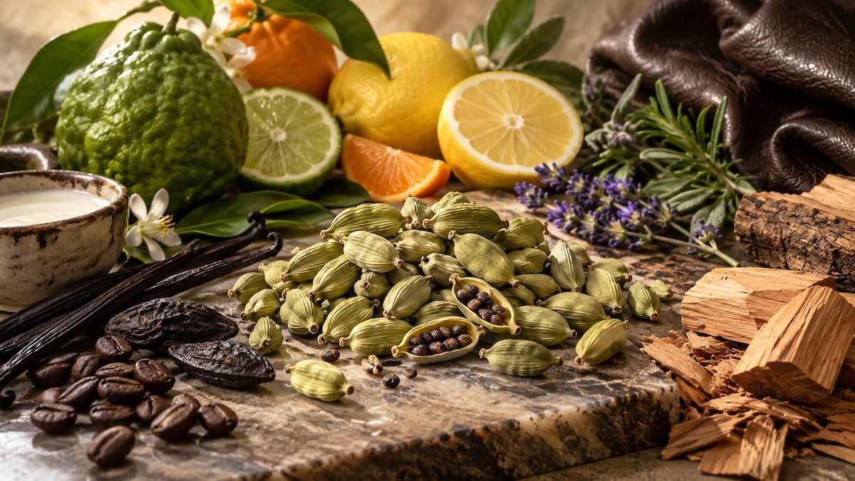Kardamon w perfumerii - połączenia z cytrusami, lawendą, drewnem, wanilią i nutami gourmand