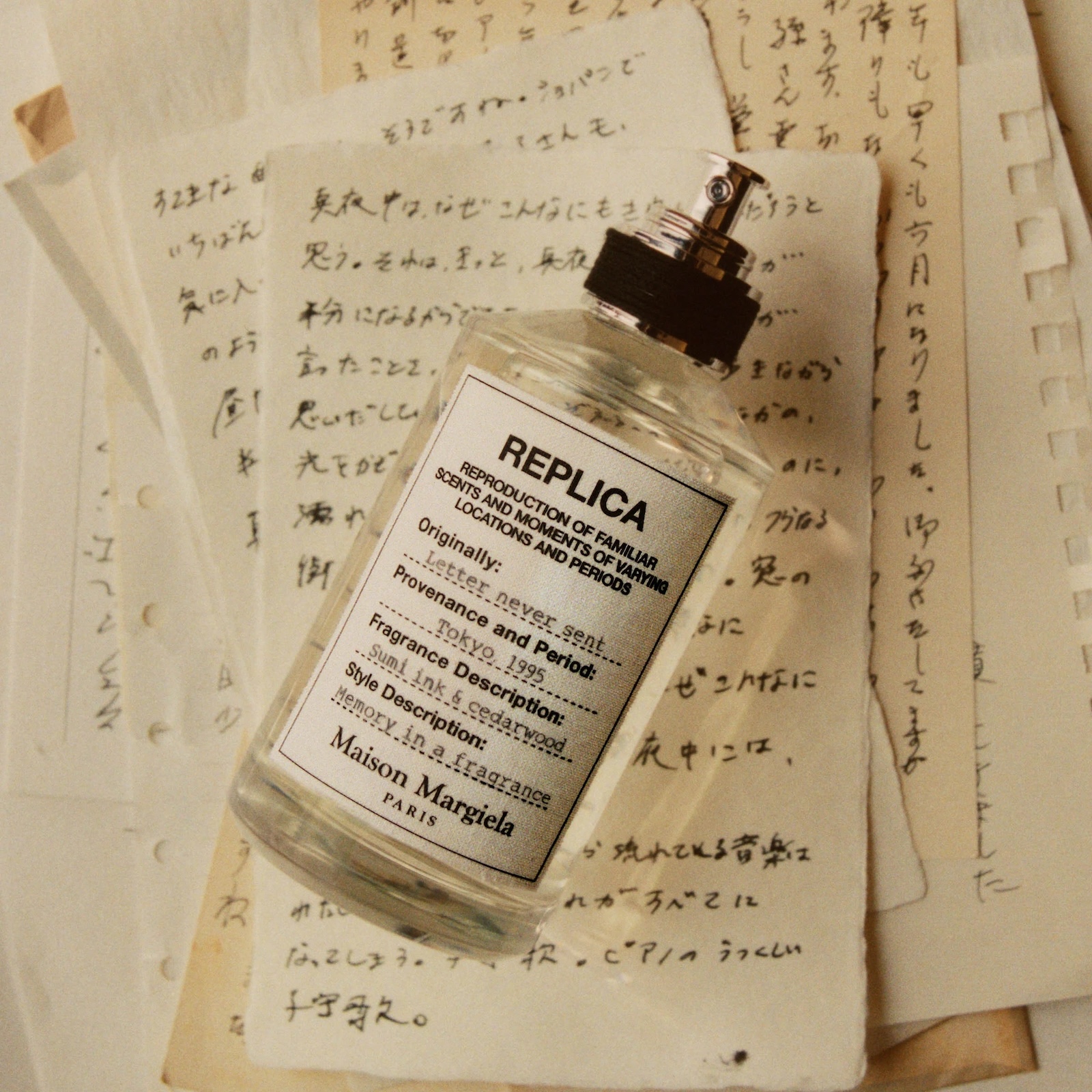 Maison Margiela Replica Letter Never Sent Eau de Parfum dostępne wyłącznie w Tokio