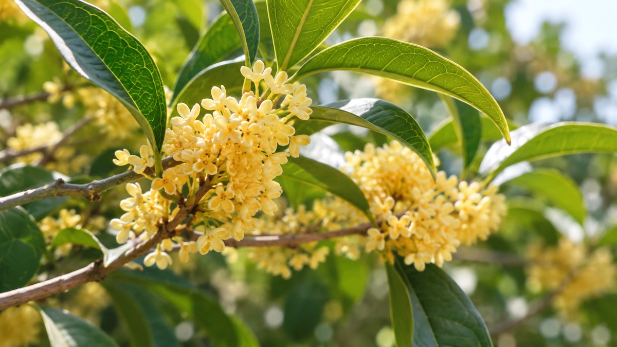 Osmantus Osmanthus fragrans w perfumerii Osmantus Osmanthus fragrans - drobne kwiaty wykorzystywane do otrzymywania absolutu perfumeryjnego