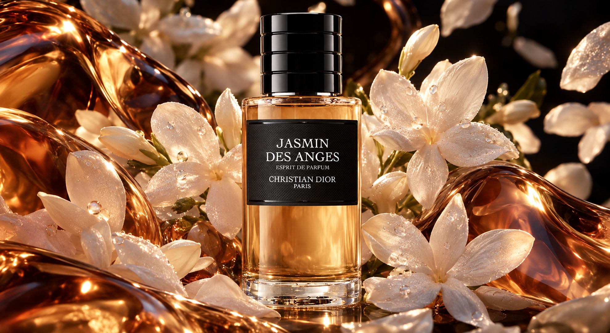Struktura zapachowa Dior Jasmin des Anges Esprit de Parfum z jaśminem grandiflorum
