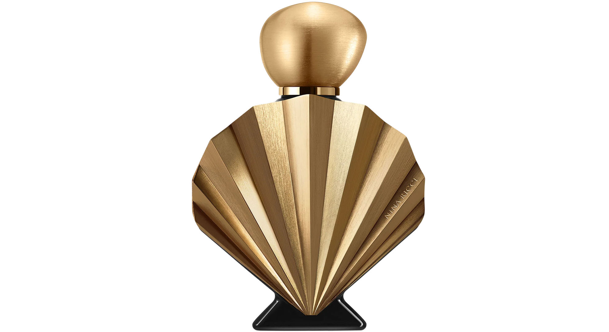 Vénus de Nina Ricci Eau de Parfum Intense w złoto-czarnym flakonie inspirowanym Art Déco