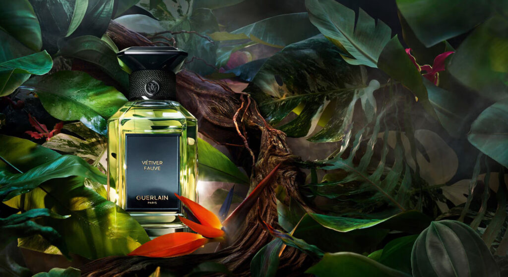 Guerlain Vétiver Fauve - figa i ananas w zielonym cieniu dżungli